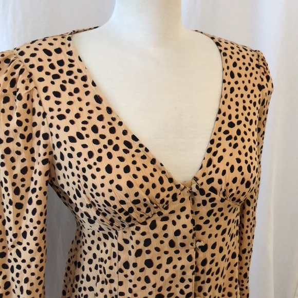 Billabong Days On End Leopard print dress. Size S. - Picture 5 of 13
